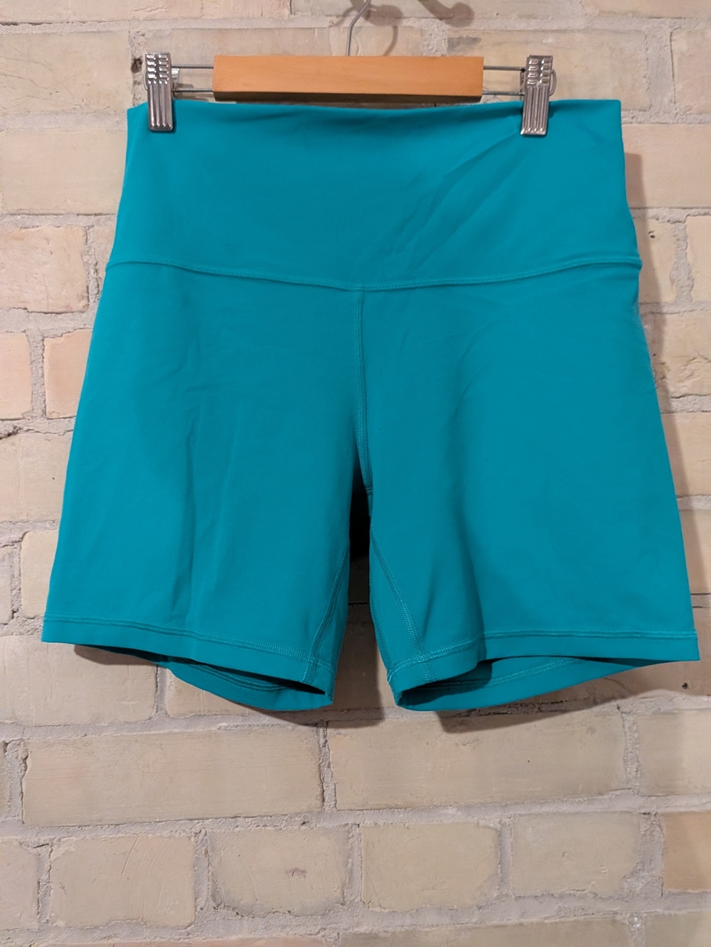 Lululemon High-Rise Bike Shorts Teal